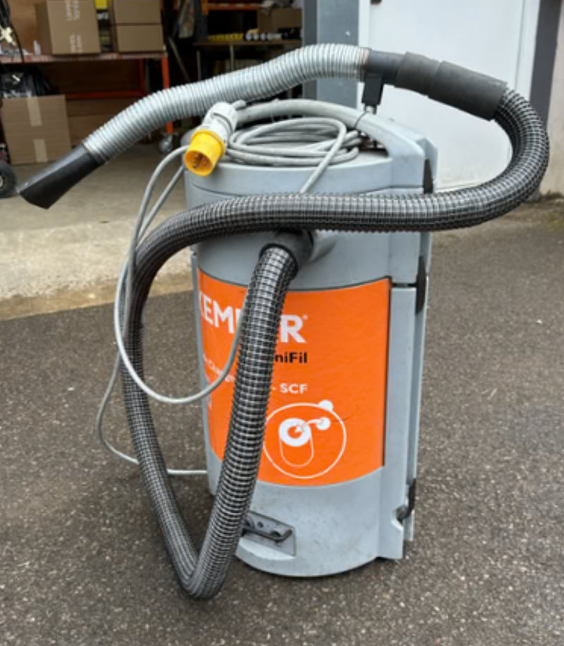 Hire Kemper Minifil Fume Extractor With Auto On/Off 110V C/W Hose & Magnetic Mounted Nozzle