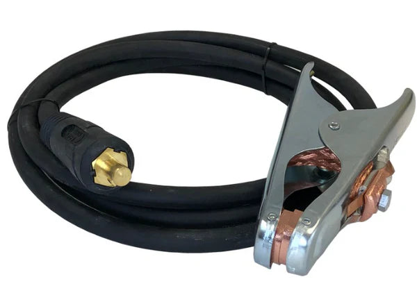 Welding Cable 5m 50mm Sq. c/w Earth Clamp 500 Nevada  [14981]