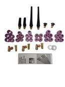 Weldcraft Style AK-17/18/26 Stubby Style 20 Gas Lens TIG Acc Kit XL [33011]