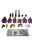 Weldcraft Style AK-17/18/26 Stubby Style 20 Gas Lens TIG Acc Kit XL [33011]