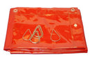 Welding Curtain Only 6ft x 6ft Vinyl Without Frame Amber / Orange [55641]