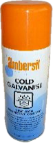 Ambersil 1030536 Cold Galvanised Spray Dull Finish Aerosol 400ml [0468]