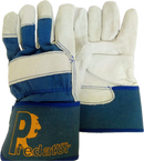 Rigger Glove Hide Leather Predator Superior Ivory Cow - Cotton Cuff [1658]
