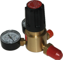 Regulator Single Stage 1.5 Bar Acetylene Twin Gauge Vertical Entry [1236]