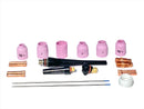 Weldcraft Style AK-17/18/26 Stubby Style 20 Std TIG Torch Accessory Kit In Case [3302]