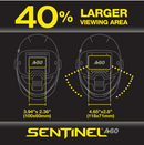 ESAB 0700600861 Sentinel A60 Air Ready Reactolite Welding Helmet Headtop Only PAPR [63731]