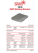 Fire Blanket 1 Mtr Wide x 50 Mtr Length Light Weight 600 Degree [7832]