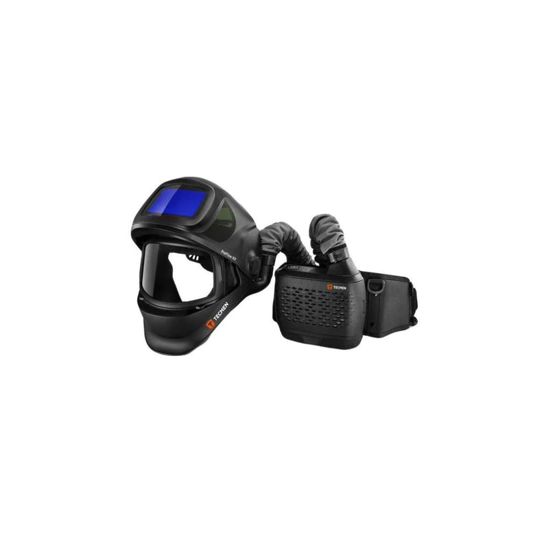 Tecmen V3 Free Flow Welders Helmet With Freshair System Large View Area 107 x 75mm PAPR (SAFE4033)