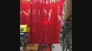 WELDAS Welding Curtain Only 1.8 x 1.8 Mtr Pvc without Frame Green 28 Hole/Grommets [9692]