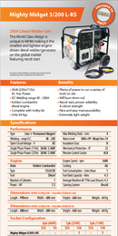 MHM-Genweld Mighty Midget 3/200l-RS, Diesel Powered Welder Generator [0324]