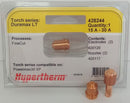 Hypertherm Genuine 428244 Finecut Plasma Nozzle/Electrode Pk PowerMax 30XP Duramax LT [0394]