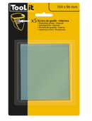 GYS 043596 Inner Cover Lens Clear Polycarbonate 104 x 96mm (Pkt 5) (427071) [0637]