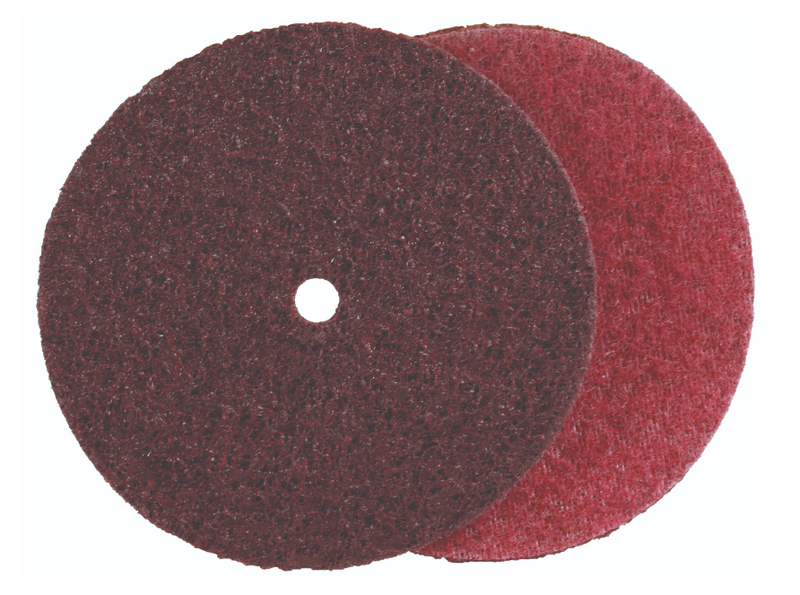 CIBO Surface Conditioning Disc 100mm x 16mm Center Hole Velcro Backed Medium Maroon