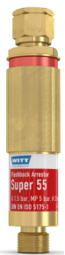 WITT Super 55 Fuel Flash Back Arrestor (Manual Reset) [1155]