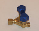 Double Outlet Y Valve Oxygen/Argon/Nitrogen Right Hand [1294]