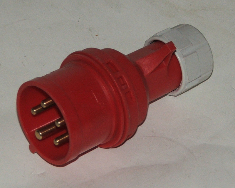 Plug 415V 5 Pin 32A Red Gw415/32/5P