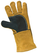 Welders Gauntlet Glove Gold 15" Cuff Lined Superior Kevlar Stitched Lined 37cm [1650]