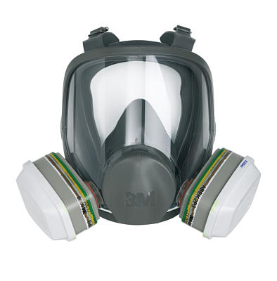 Reusable Gas Mask ZXICH Full Face Respirator Gas Mask With Filters – Reusable Silicone Mask For Painting, Woodworking, Chemical Work Paint Spray Respirator Mask