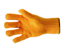 Glove Latex Grippa Orange Criss Cross Rubberised For Enhanced Grip Size 08 [1668]