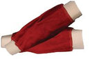 Welders Sleeves Red Leather Elasticated Cuffed - 14" [1684]