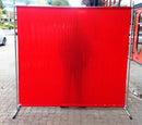CEPRO Gazelle Orange Welding Curtain And Frame 1.8 x 2.0M Wide 36.39.25 [1688]