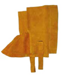 Welders Spats/Gaiters Premium Gold Leather 300mm Velcro Fastening [1733]