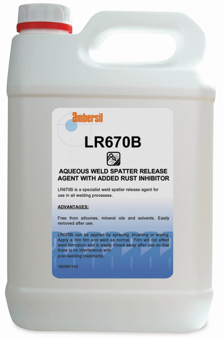 Ambersil 1031117 LR670B MIG Anti-Spatter 5 Litre Water Based