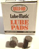 Lube-Matic Wire Lube Pads Black for Steel Welding Wire PKT6 [1848]