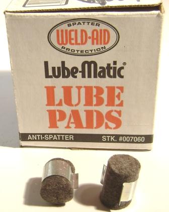 Lube-Matic Wire Lube Pads Black for Steel Welding Wire PKT6