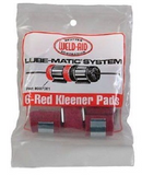 Lube-Matic Wire Lube Pads Red for Stainless Steel - Aluminium PKT6 [1850]