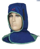 Weldas 23-7766 Welders Hood Premium Fire Retardant Cotton Fleece Lined Velcro Chin Strap  [2232]