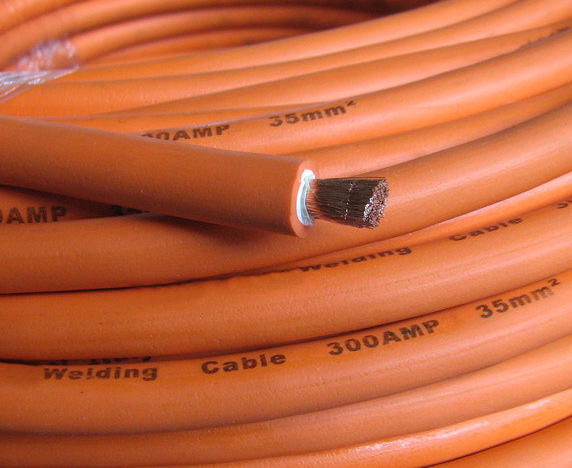 Metre Copper Welding Cable 35mm Sq. Orange Duoflex PVC Double Insulated (290 amp)