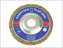 Garryson FAZ Flap Disc 100mm Dia P120 Grit Angled Zirc/Alum Oxide Aluminium Backed H/D [2509]