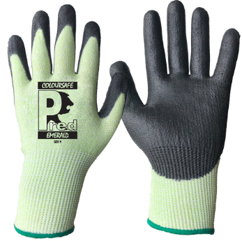 Predator Emerald Cut Level C Safety Gloves PUUH Size 10