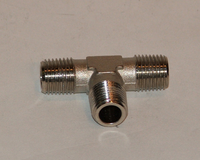 Air Line Fitting 1/4 BSP Male 3 Way