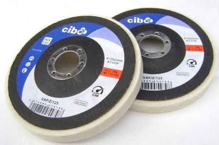 CIBO Finit-Easy Soft Felt Disc 125 x 22mm VAP/Z/125