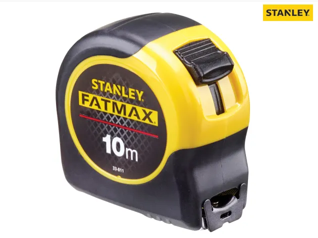 Stanley FatMax BladeArmour STA033811 10m Tape Measure Metric only 32mm Wide