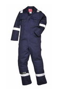 Bizweld Biz5 Iona Proban Navy Coverall With Hi-Vis Stripes 60-64 5XL [7925]