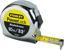 Stanley Powerlock 10 Mtr Tape Measure Metric on both Scales [7443]