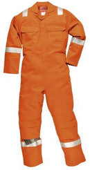 Bizweld Biz5 Iona Proban Orange Coverall With Hi-Vis Stripes 54-56 XXX-Large [9159]