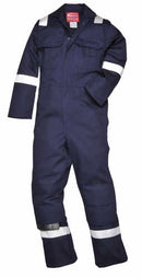 Bizweld Biz5 Iona Proban Navy Coverall With Hi-Vis Stripes 42-44 Large [9204]