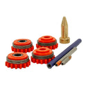 Kemppi F000332 1.2mm V Feed Roller Kit RA253/323 4 Rollers Duratorque [9631]