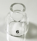 EDGE GL920-P6 10mm Dia. Glass Pyrex Gas Cup TIG 20 [9426]