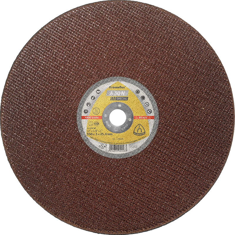 Klingspor Cutting Disc 350 x 3.0 x 25.4mm Flat A30N Special 353324