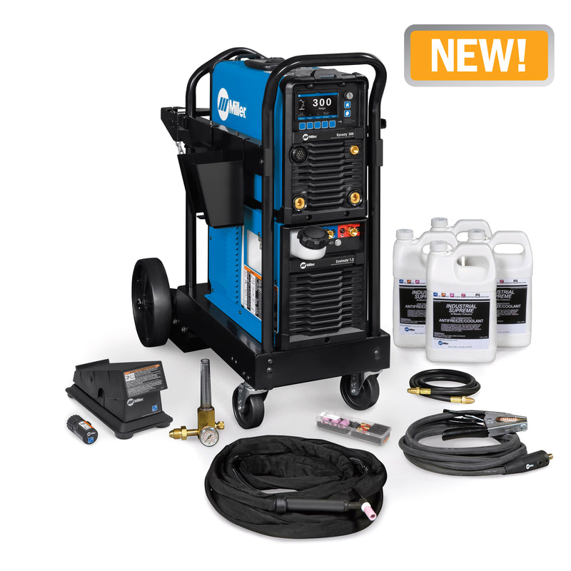 ITW Miller Dynasty AC/DC TIG 300 Typical Water Cooled Package