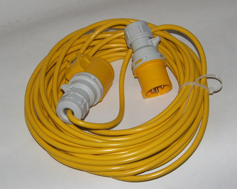 Hire Mains Cable 110V 14 Mtr Extensions