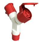 Hire Mains Cable Splitter 5 Pin 32A To 2 x 5 Pin 32A Sockets [H8094]