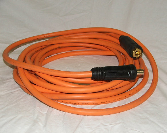Hire Welding Cable 50mm x 15 Mtr Extension. (One Only) Male And Female Std Dinse