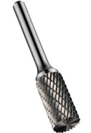 Rotary Burr Tungsten Carbide 12mm Cylinder With Flat Cut End 6mm Shaft HMC/B61220/6 [7322]