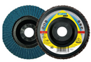 KLINGSPOR Flap Disc 115mm Dia P60 Grit Convex Zirc/Alum Oxide SMT325 321661 [0783]